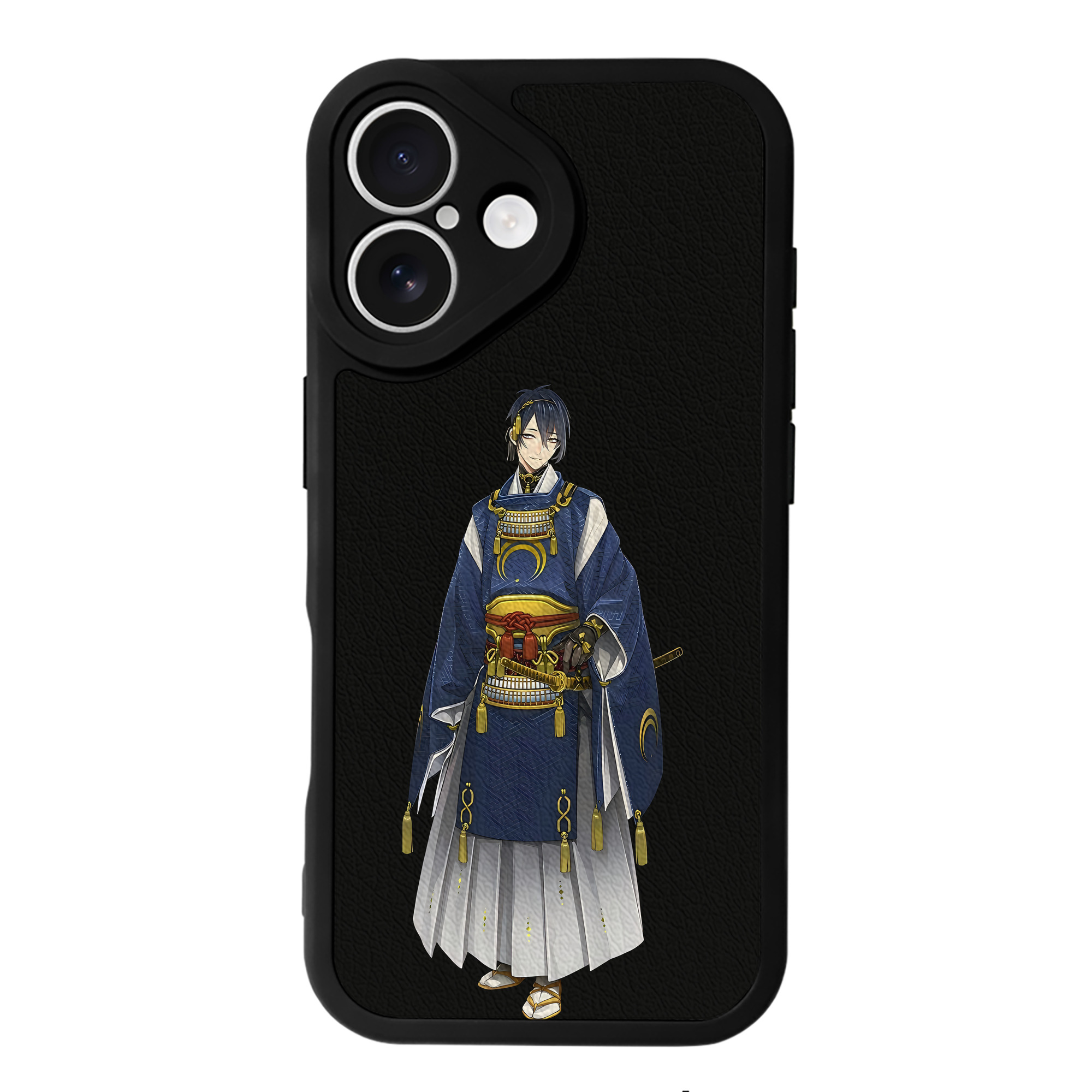 （画像用） 刀剣乱舞 Touken Ranbu 【iPhone 16シリーズ対応】シリコンスマホケース（レザー調） 材質：シリコン